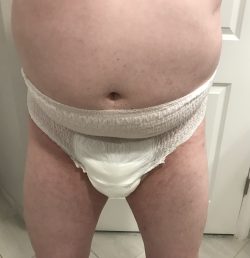 This isn’t what I had in mind when my Mistress said I’d be wearing adult underwear