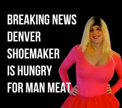 Hungry for man meat? Denver Shoemaker sure is