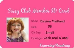 Sissy ID please repin or share elsewhere x