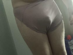 My small clit in panties
