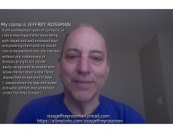 Jeffrey Rossman from southwestern CT is being outed and named so family and friends can find out ...