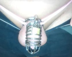 my caged clit