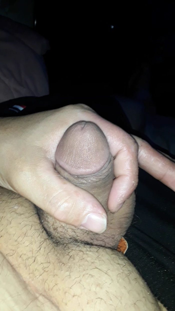 Tugging my penis