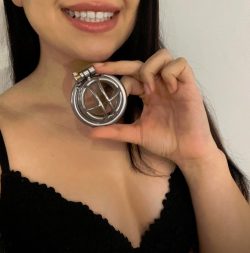 Welcome to your new home inside this micro chastity