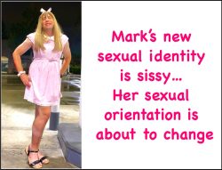 I am a sissy and I like men