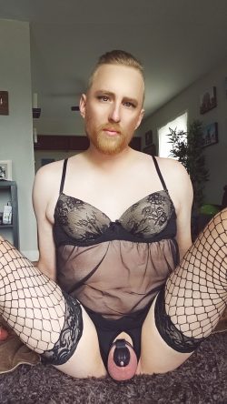 Cagedsissy2020 exposed dressed like a sissy faggot