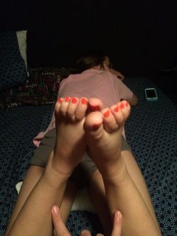 More of the wifeys feet as promised. 10 comments and I’ll post her boobs