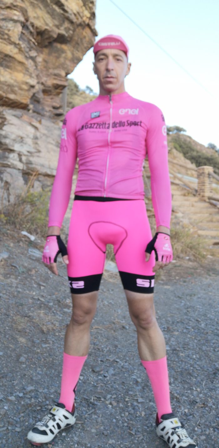 Pink lycra kit