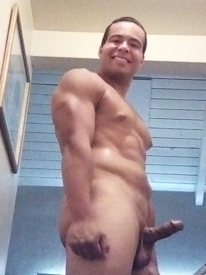 Muscles and a hard dick.