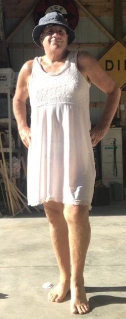 I sleep in nighties because I am a sissy fag