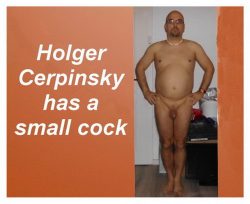 small cock Holger Cerpinsky