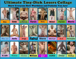 Is anyone surprised Sissy Donna made the Ultimate Tiny Dick Losers Collage?