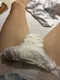 Made to wear a sissy pull up