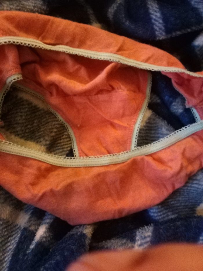 Awesome orange cotton panties