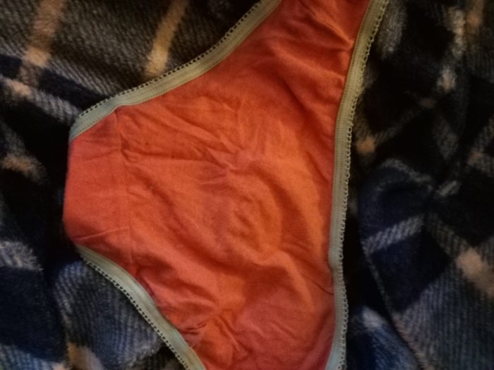 Awesome orange cotton panties