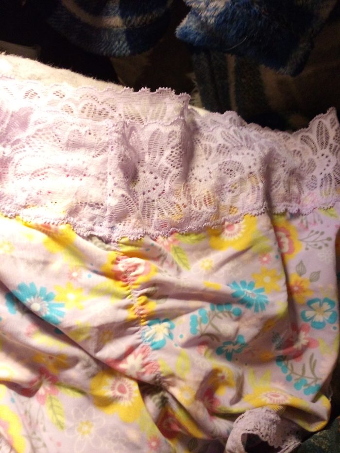 Frilly panties