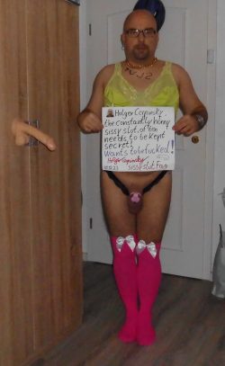 sissy slut Holger exposed