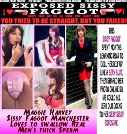 Maggie a real sissy whore