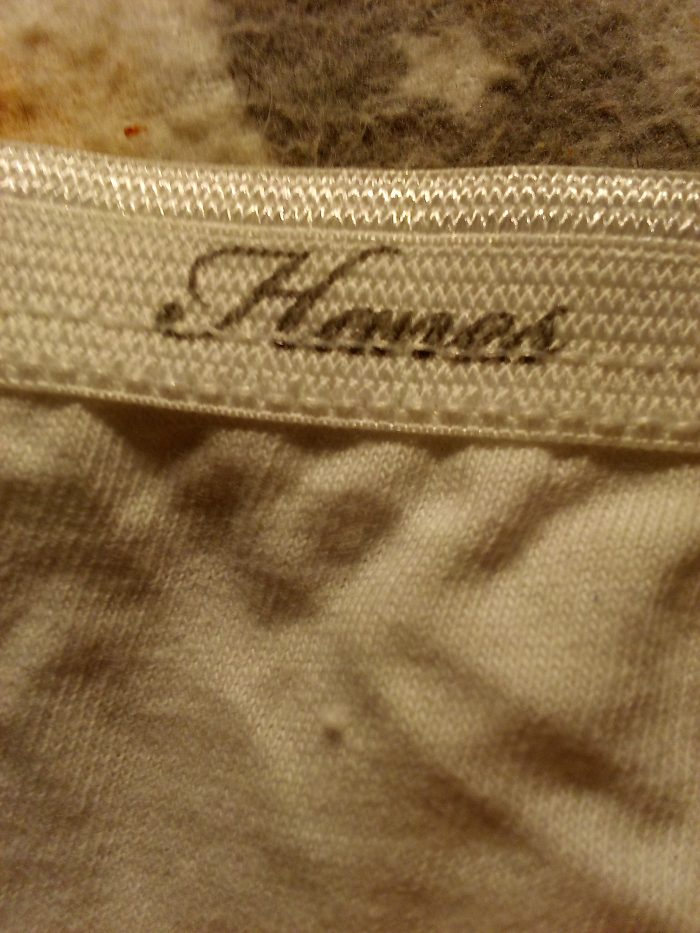 Plain white Hanes cotton panties are so sexy