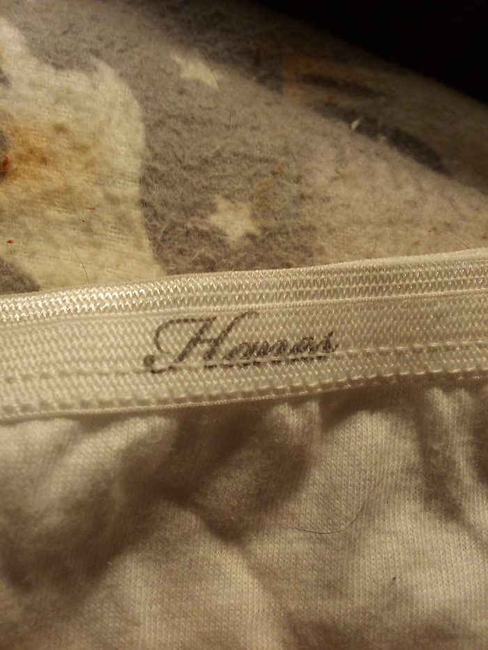 Plain white Hanes cotton panties are so sexy