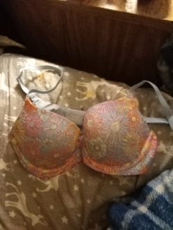Sexy flowery 32C bra