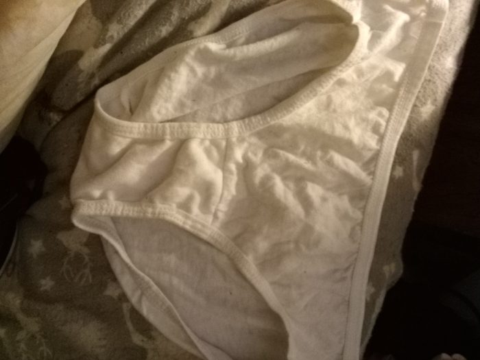 Plain white panties are so sexy especially the cotton ones
