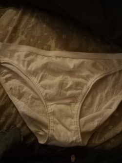 Girls white cotton panties