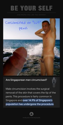 Asian Chinese Guy Circumcised or cut Penis