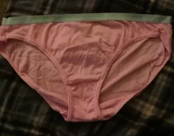 Pink cotton panties are sexy!!