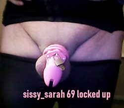 sissy locked up