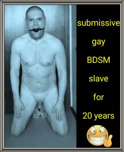 submissive gay BDSM slave for 20 years