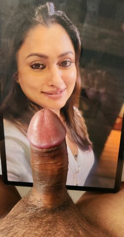 Cock on face cock tribute to Desi Indian milf by Thukkamj