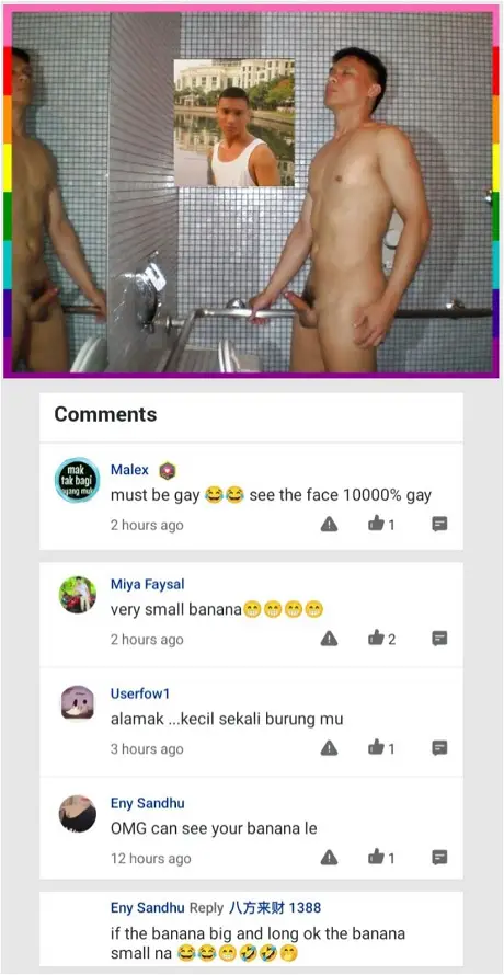 Asian Chinese Guy Enjoyed Being Naked (Banana Man vs Gay Man)