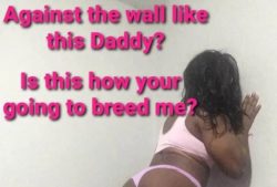 Black sissy wants to get bred