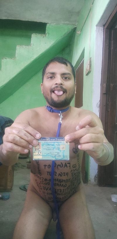 Indian Faggot Chitransh Govila exposed with his ID (DRIVING LICENSE)