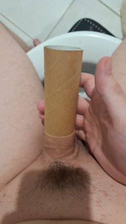 Failed toilet roll challenge! Cock is wayyy too tiny for any fat ass mistress