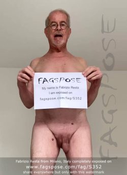 Fabrizio Resta from Milan, Italy exposed by Fagspose