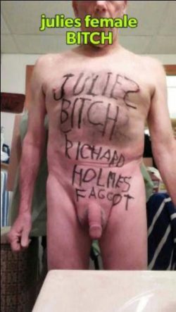 julies lipstick bitch Richard Holmes naked