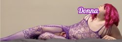 Donna the sissy slut reclining as the Bulls make their way to stretch her puss.