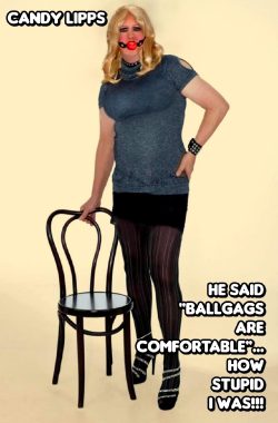 Candy the Slut Enjoys Sissy Exposure!