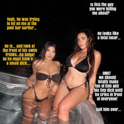 Double teaming a tiny dick bitch