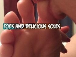 Watch milf suck her toes for you