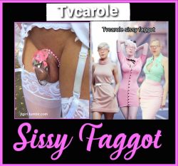 Tvcarole sissy faggot 💕