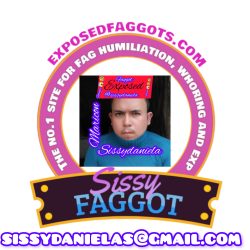 Faggot 🤣exposed forever 😱🤣😰sissydaniela