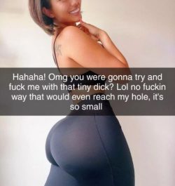 Tiny dick can’t even reach my hole