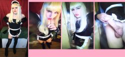 Sissy maid TanyaKane caught skiving