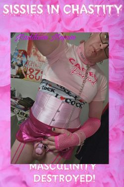 Just a sissy faggot showing off