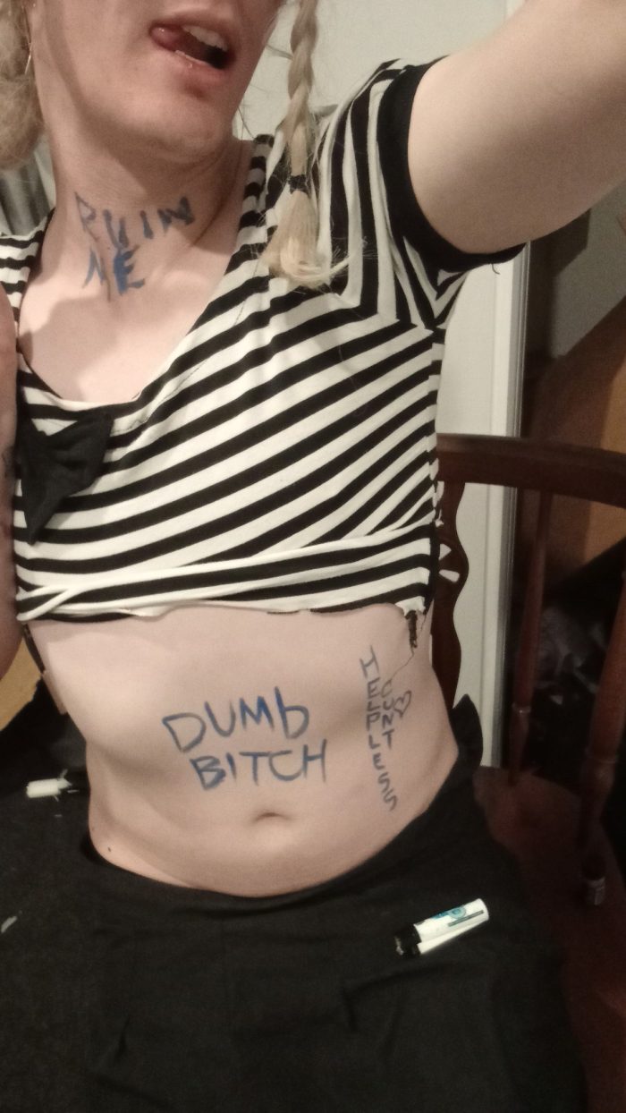 Dumb sissy slut