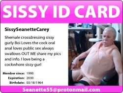 Gay Sean Carey SISSY GURL