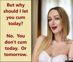 Or the day after. Or the day after that…
